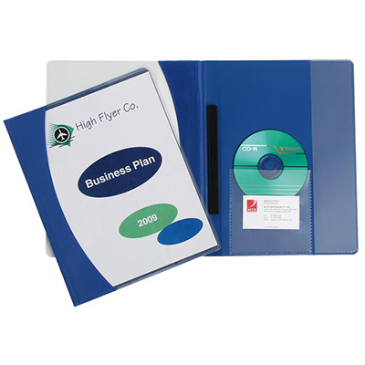 Image for MARBIG PREMIER INSERT COVER FLAT FILE A4 BLUE from Total Supplies Pty Ltd