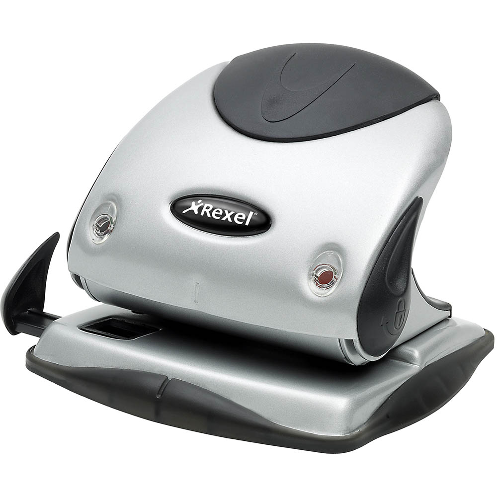 Image for REXEL P225 PRECISION 2 HOLE PUNCH 25 SHEET SILVER/BLACK from MOE Office Products Depot Mackay & Whitsundays