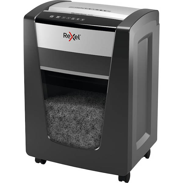 Image for REXEL MOMENTUM X420 MANUAL FEED CROSS CUT SHREDDER from Ross Office Supplies Office Products Depot