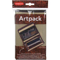 derwent art pack pencil case 115 x 200 x 200mm light brown