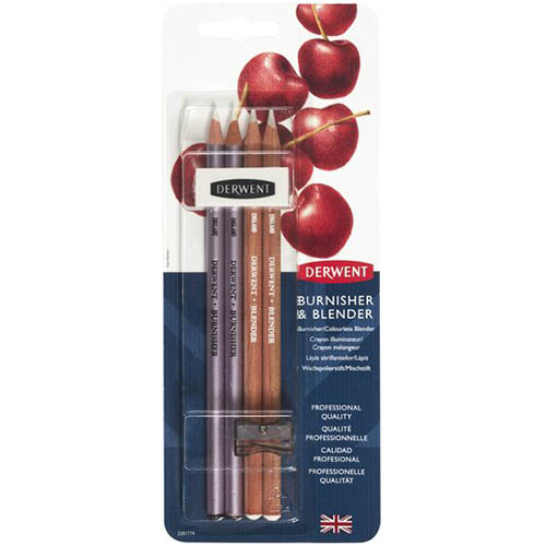 Image for DERWENT BURNISHER/BLENDER PENCIL SET PACK 6 from Ross Office Supplies Office Products Depot