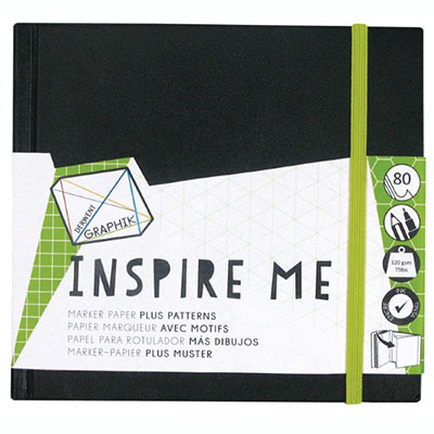 Image for DERWENT GRAPHIK INSPIRE ME BOOK 120GSM 80 PAGE SMALL from Margaret River Office Products Depot