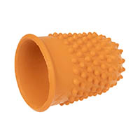 rexel thimblettes finger cones size 00 orange