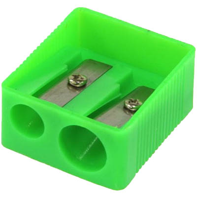 Image for CELCO PENCIL SHARPENER 2-HOLE PLASTIC ASSORTED from Total Supplies Pty Ltd