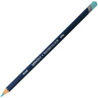 derwent watercolour pencil turquoise blue