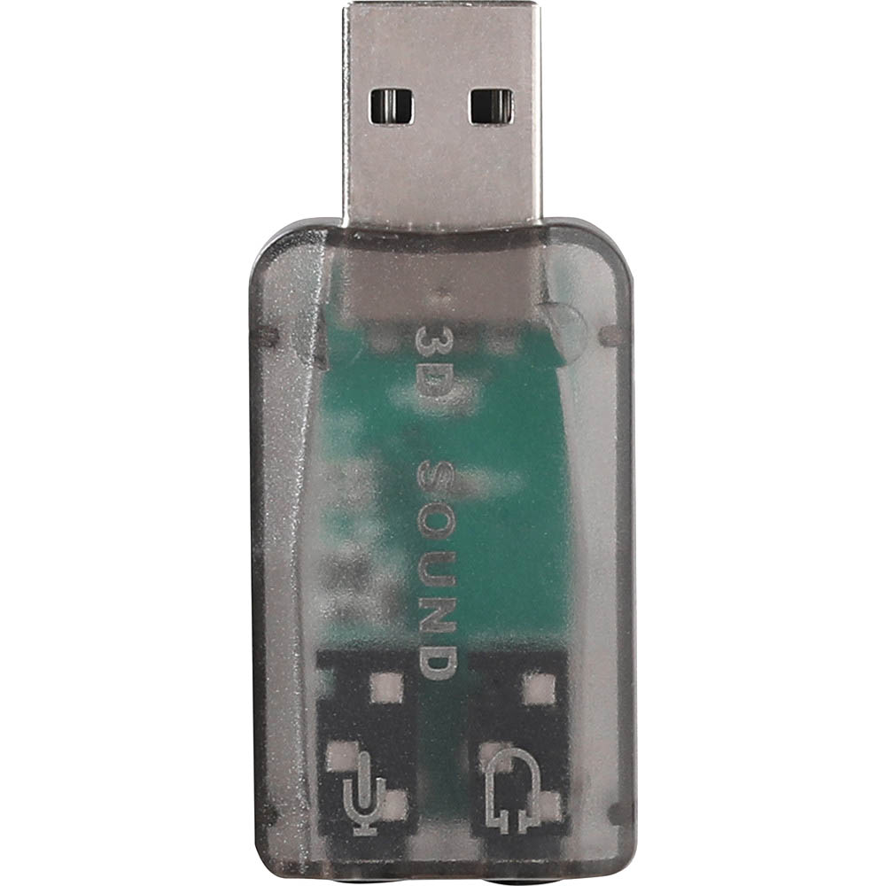 Image for KENSINGTON AUDIO ADAPTER USB-A TO 3.5MM BLACK from MOE Office Products Depot Mackay & Whitsundays