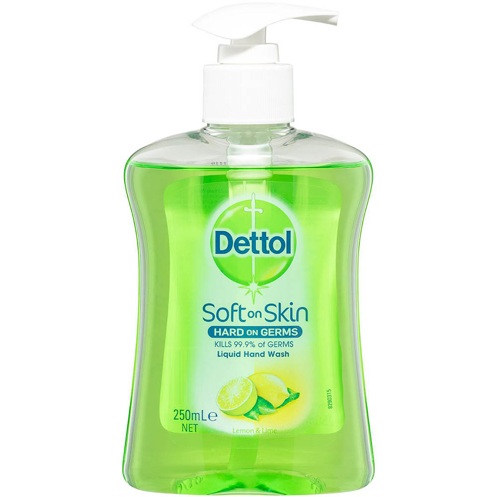 Image for DETTOL LIQUID HAND WASH LEMON AND LIME 250ML PUMP from Ross Office Supplies Office Products Depot