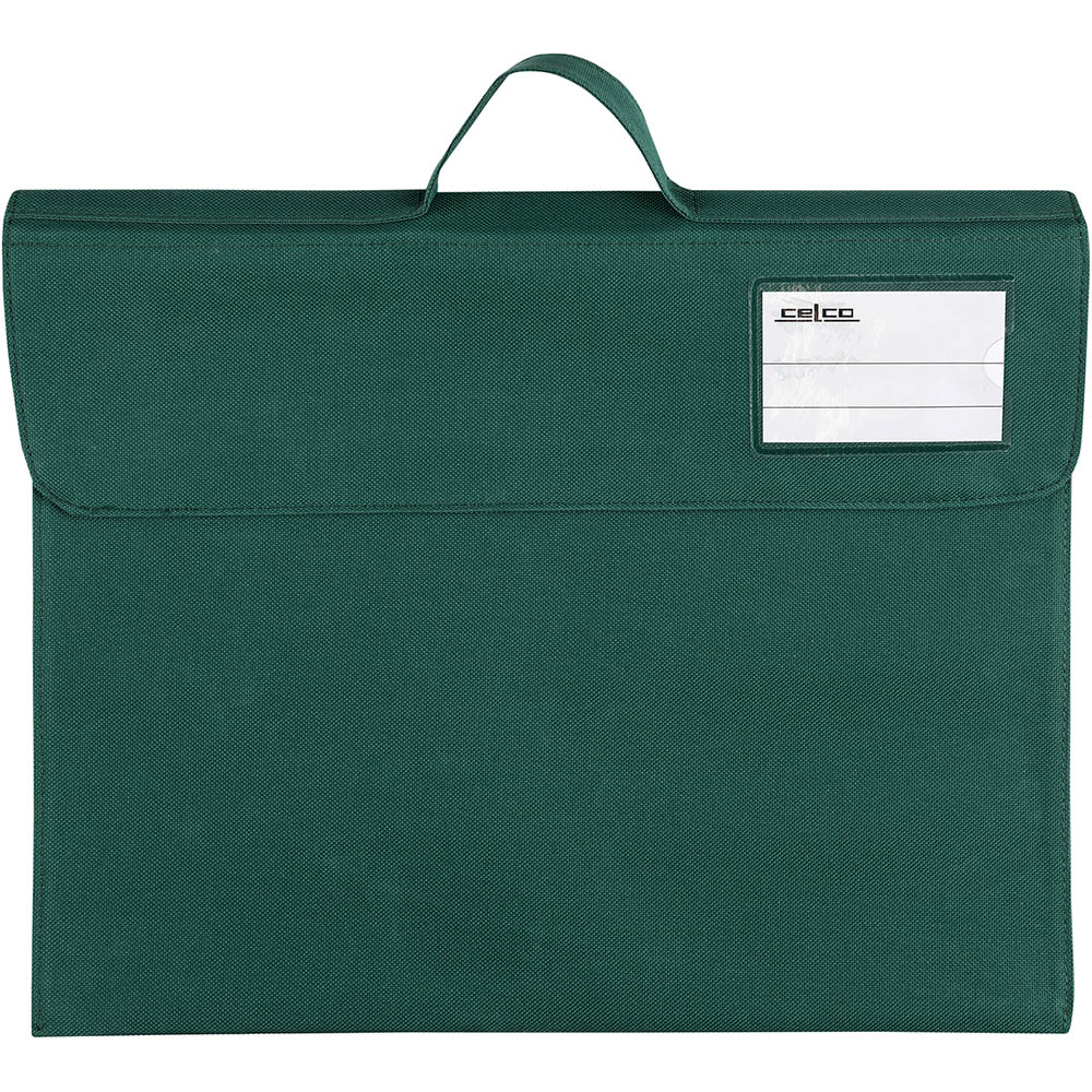 Image for CELCO LIBRARY BAG 290 X 370MM GREEN from Total Supplies Pty Ltd