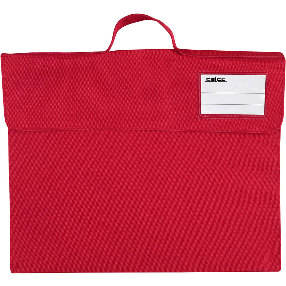 Image for CELCO LIBRARY BAG 290 X 370MM RED from Albany Office Products Depot