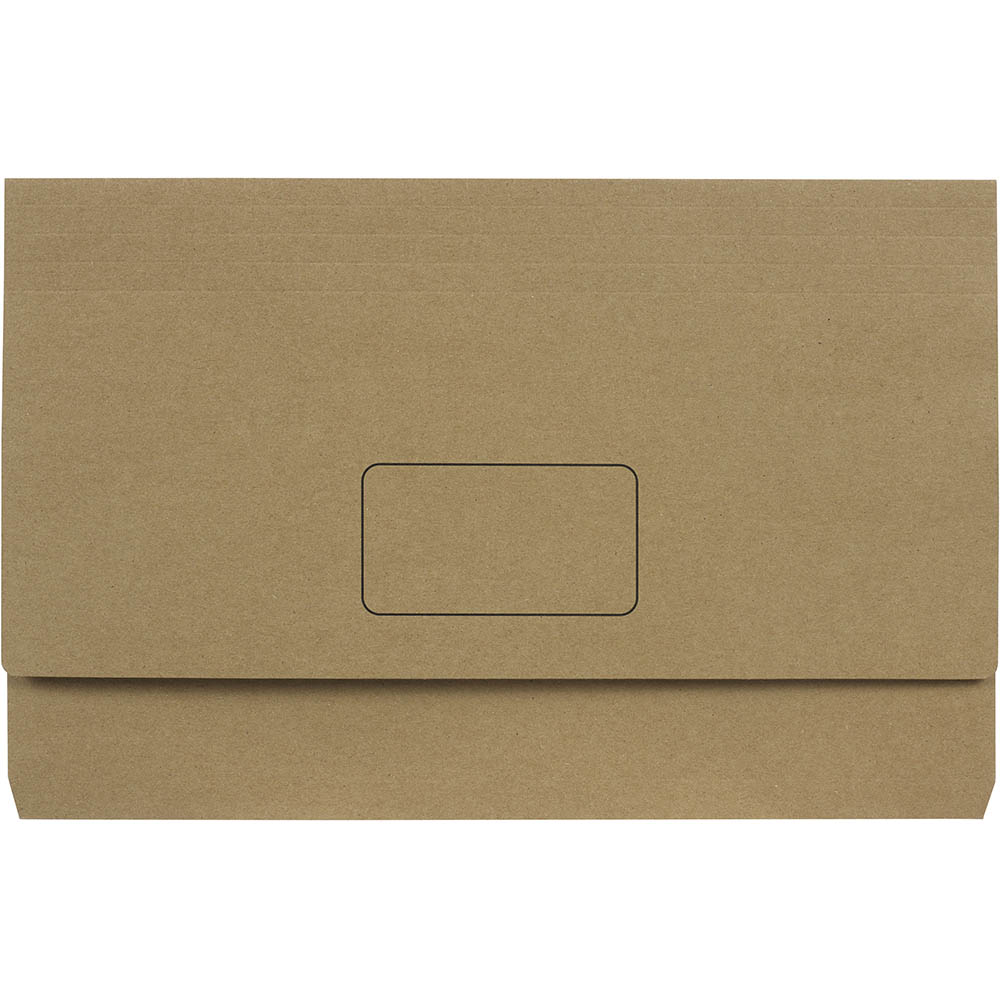 Image for MARBIG ENVIRO DOCUMENT WALLET FOOLSCAP KRAFT PACK 10 from Office Products Depot