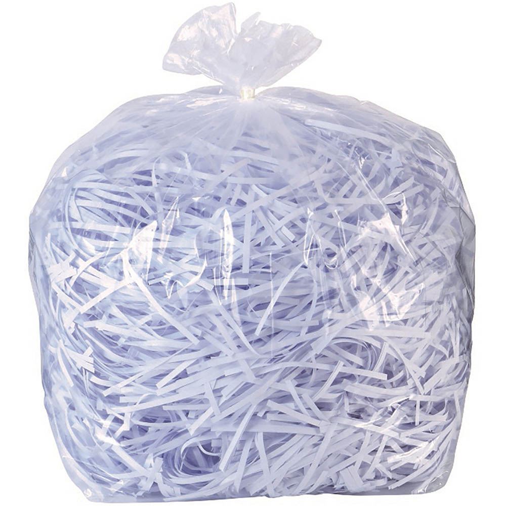 Image for REXEL AS1000 SHREDDER BAGS 115 LITRE CLEAR PACK 100 from Ross Office Supplies Office Products Depot