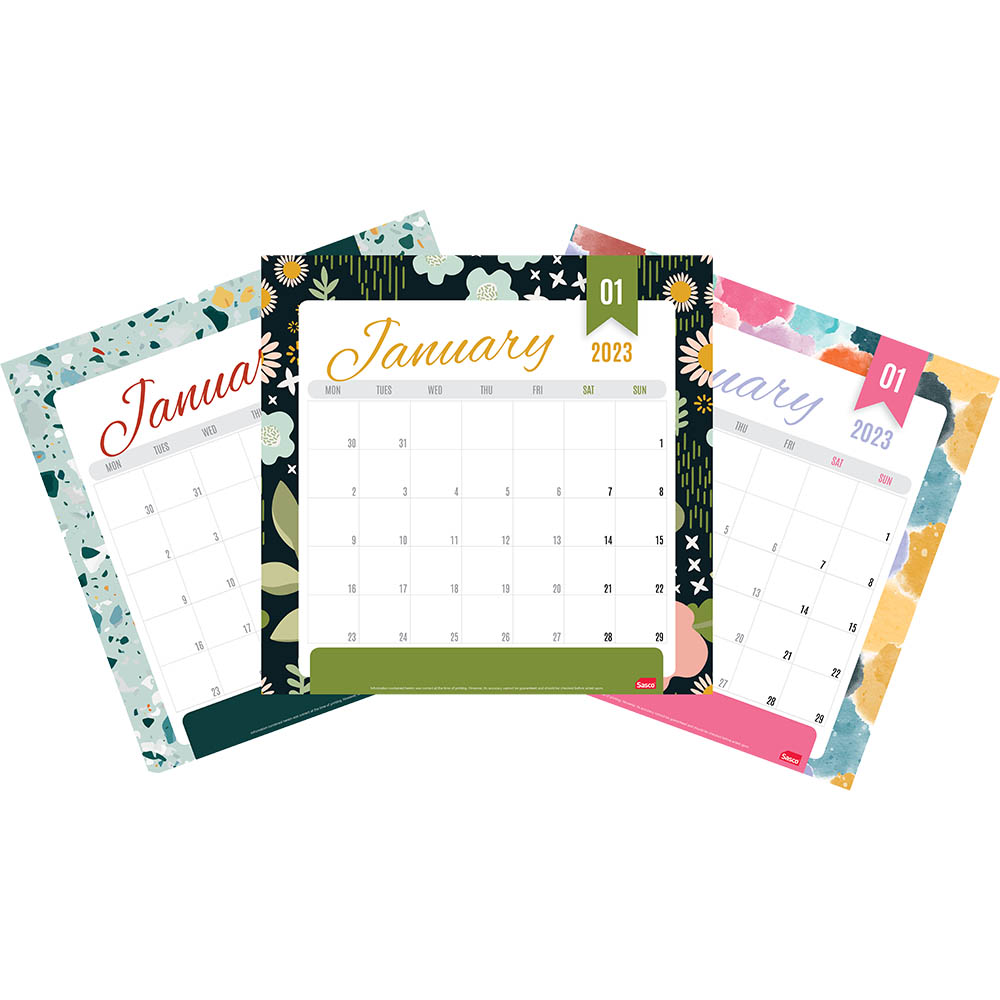 Image for SASCO 4016 MAGNETIC 325 X 315MM WALL PLANNER MONTH TO VIEW ASSORTED from Premier Stationers Office Products Depot