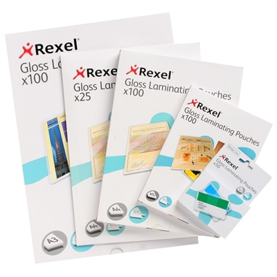 Image for REXEL LAMINATING POUCH 125 MICRON A3 CLEAR PACK 25 from OFFICEPLANET OFFICE PRODUCTS DEPOT