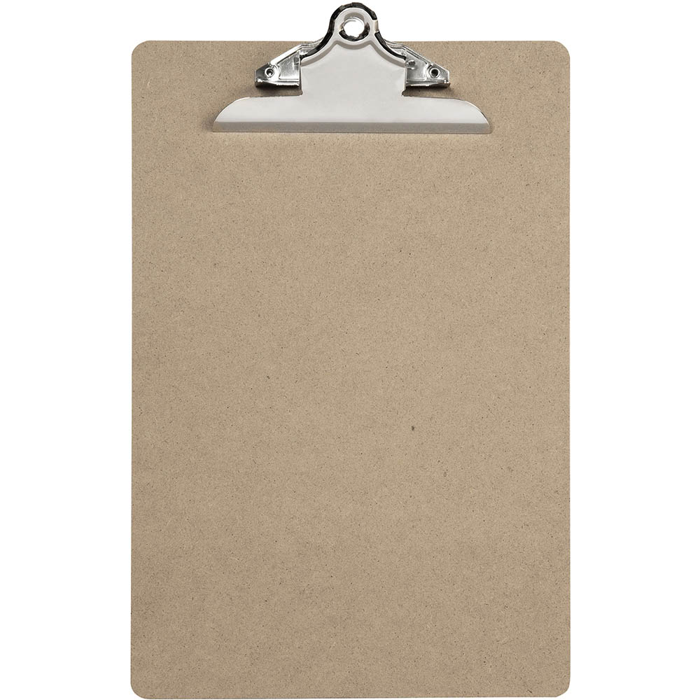 Image for MARBIG CLIPBOARD MASONITE LARGE CLIP A4 from Ross Office Supplies Office Products Depot