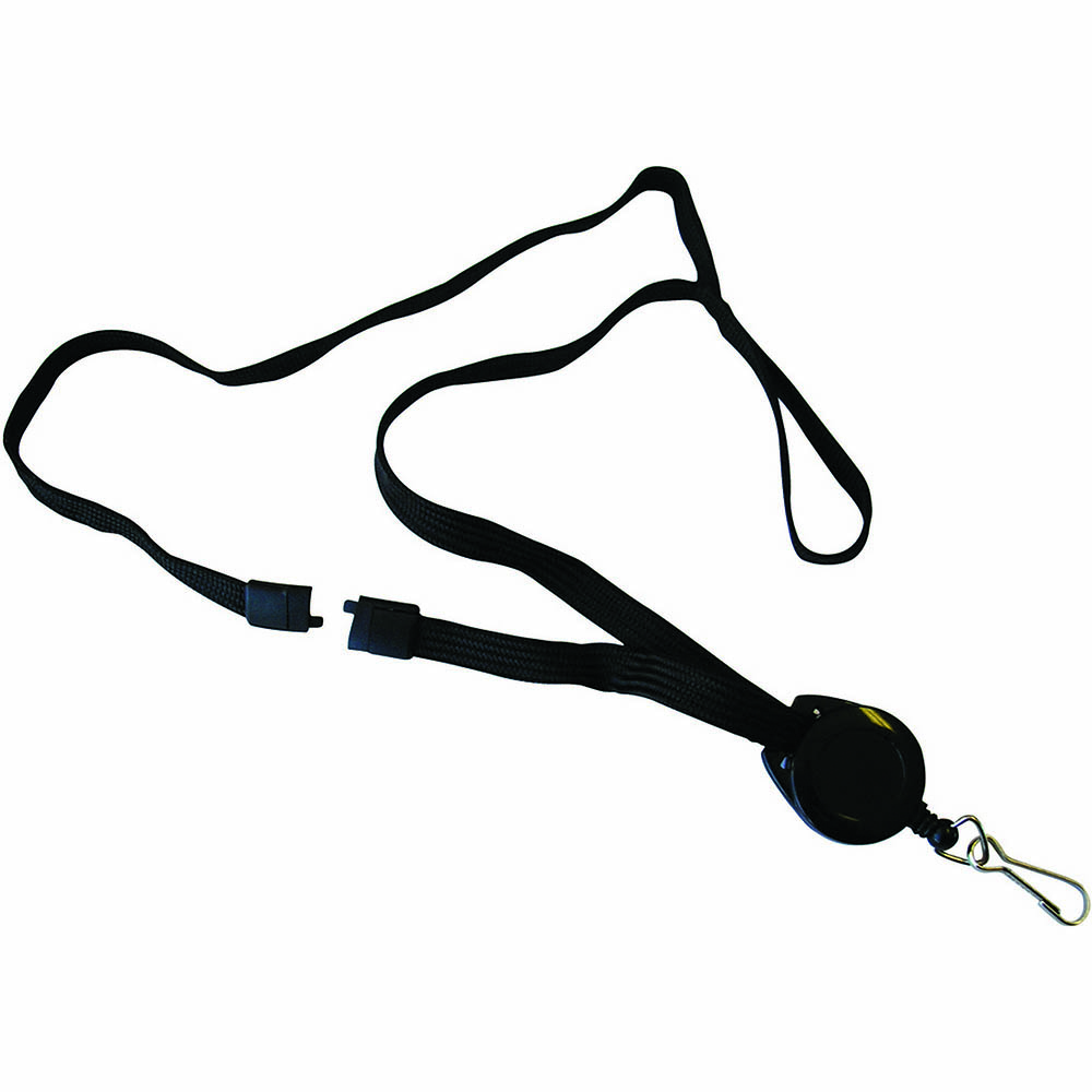 Image for KEVRON ID1021 BREAKAWAY LANYARD AND BADGE REEL PACK 10 from Ross Office Supplies Office Products Depot