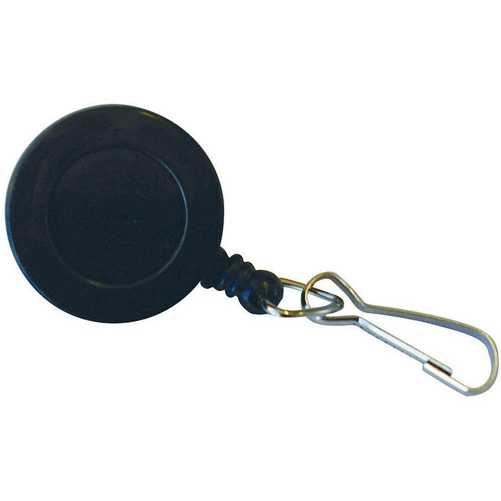 Image for KEVRON ID1021 BADGE REEL SWIVEL CLIP BLACK from Total Supplies Pty Ltd