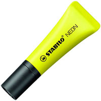 stabilo neon highlighter chisel yellow