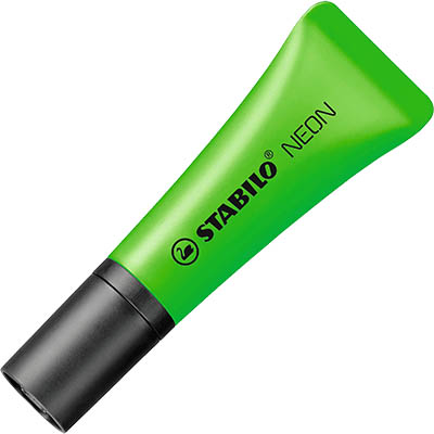 Image for STABILO NEON HIGHLIGHTER CHISEL GREEN from Office Products Depot