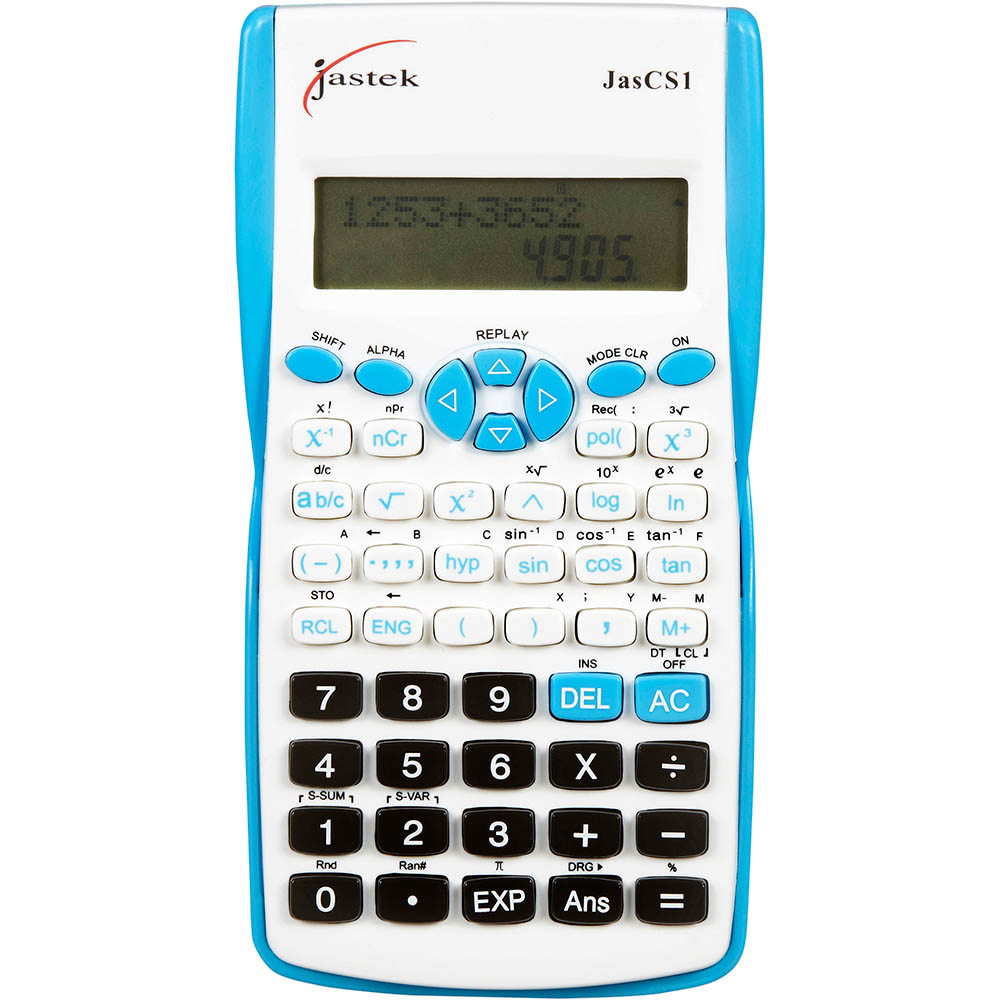 Image for JASTEK JASCS1 SCIENTIFIC CALCULATOR WITH COVER ASSORTED from Total Supplies Pty Ltd
