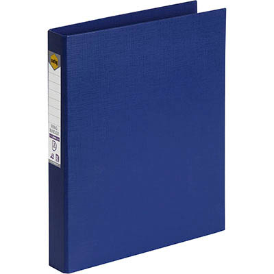 Image for MARBIG LINEN RING BINDER PE 2D 25MM A4 BLUE from Ross Office Supplies Office Products Depot