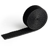 durable cavoline self grip cable management tape 20mm x 1m black