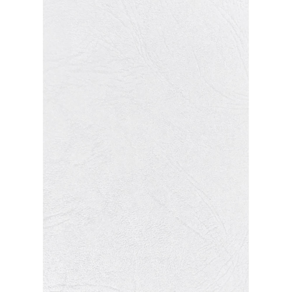 Image for REXEL BINDING COVER LEATHERGRAIN 250GSM A4 WHITE PACK 100 from Office Products Depot