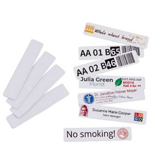 Image for COLOP E-MARK SELF ADHESIVE SIGN 45 X 18MM WHITE PACK 50 from Total Supplies Pty Ltd