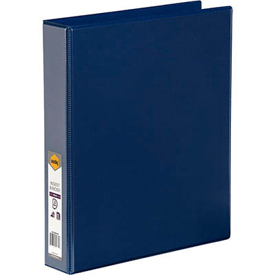 Image for MARBIG CLEARVIEW INSERT RING BINDER 3D 38MM A4 BLUE from Total Supplies Pty Ltd