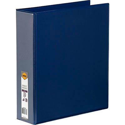 Image for MARBIG CLEARVIEW INSERT RING BINDER 3D 50MM A4 BLUE from MOE Office Products Depot Mackay & Whitsundays