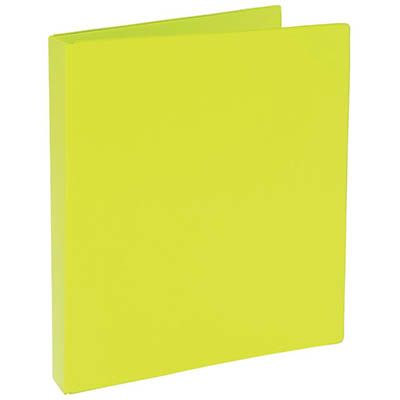 Image for MARBIG SUMMER COLOURS RING BINDER 2D 25MM A4 LIME from Barkers Rubber Stamps & Office Products Depot