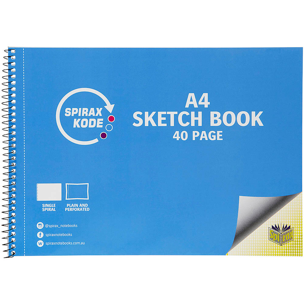 Image for SPIRAX 964 KODE SKETCHBOOK 40 PAGE A4 from Ross Office Supplies Office Products Depot
