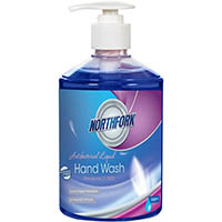 northfork liquid handwash antibacterial fragrance free pump 500ml