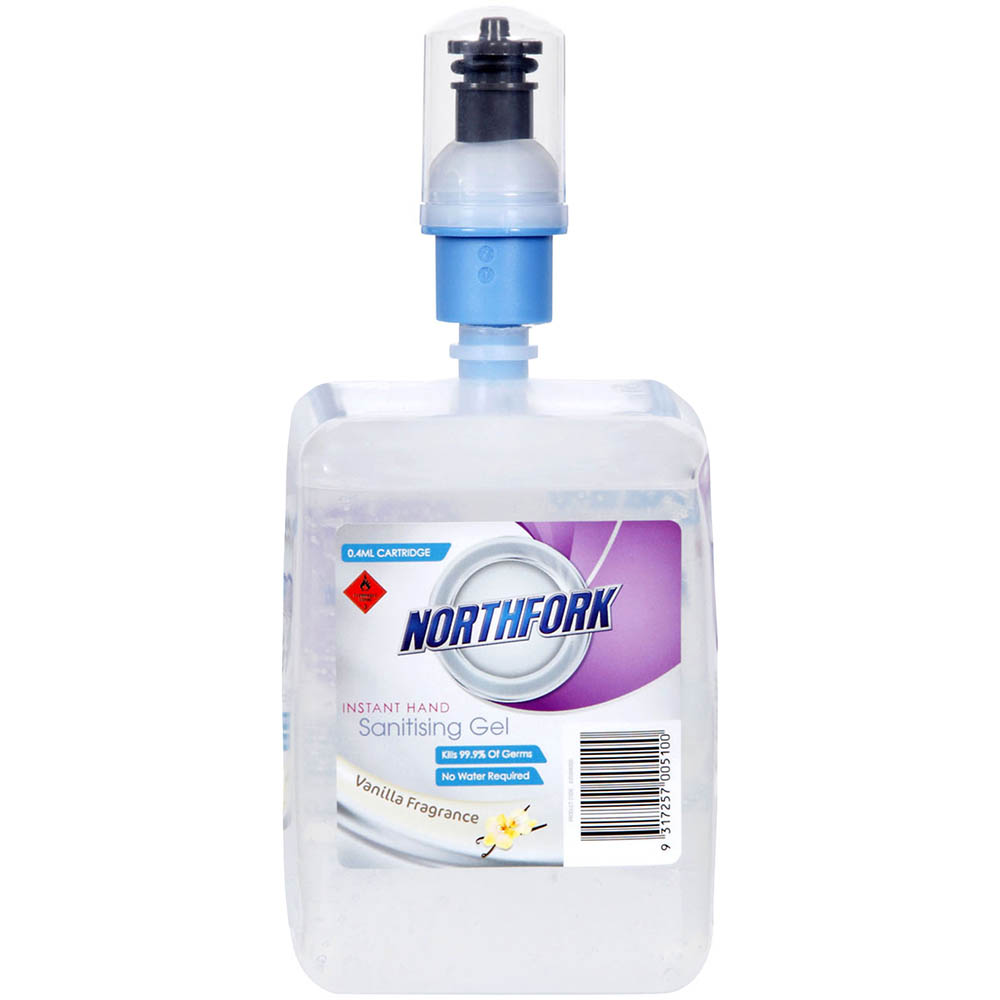 Image for NORTHFORK INSTANT HAND SANITISER GEL VANILLA CARTRIDGE 0.4ML 1 LITRE from OFFICEPLANET OFFICE PRODUCTS DEPOT