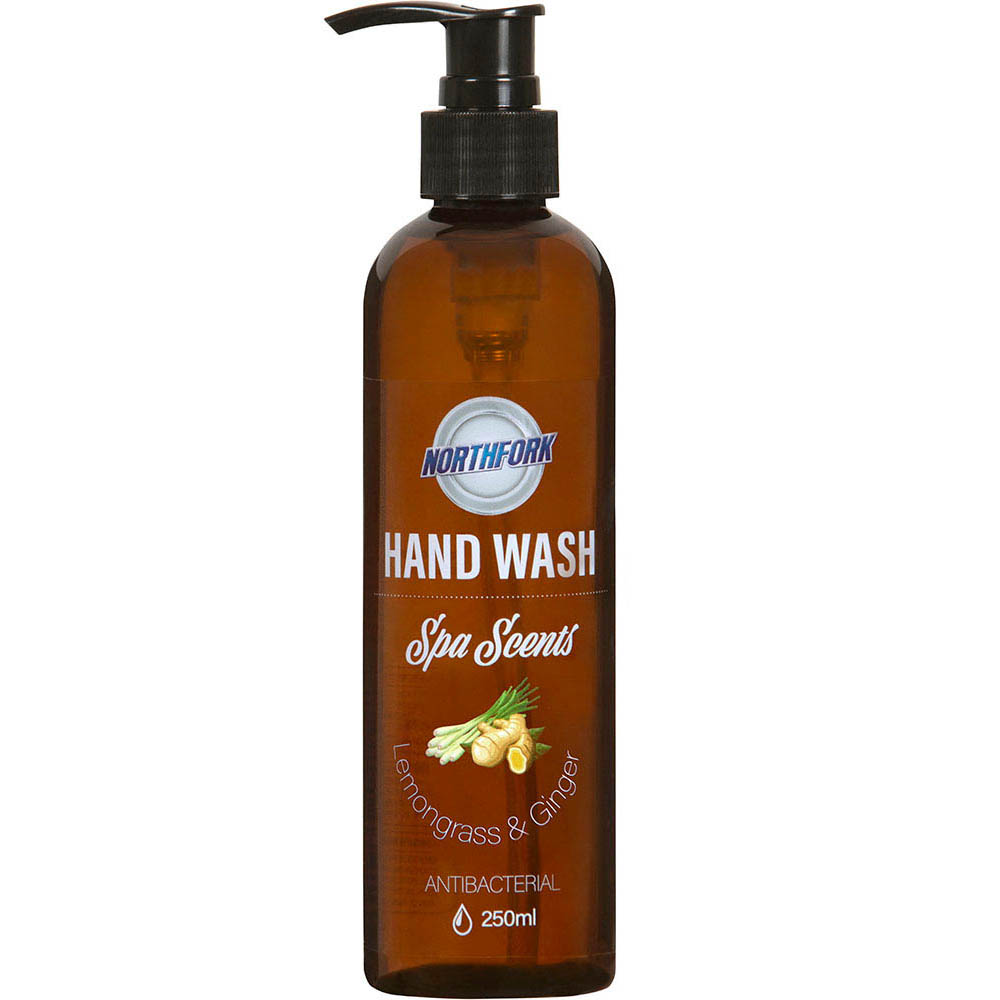 Image for NORTHFORK SPA SCENTS ANTIBACTERIAL HANDWASH 250ML LEMONGRASS AND GINGER from MOE Office Products Depot Mackay & Whitsundays
