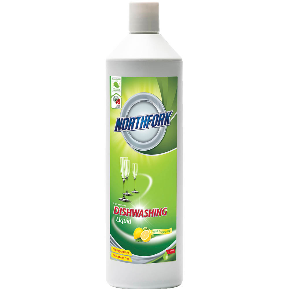 Image for NORTHFORK GECA DISHWASHING LIQUID 1 LITRE from Albany Office Products Depot