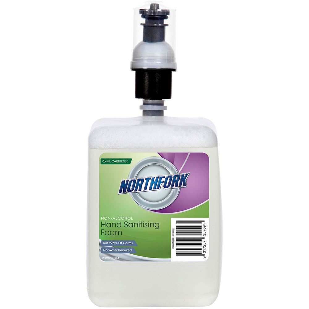 Image for NORTHFORK GECA FOAMING HANDWASH CARTRIDGE 0.4ML 1 LITRE from OFFICEPLANET OFFICE PRODUCTS DEPOT