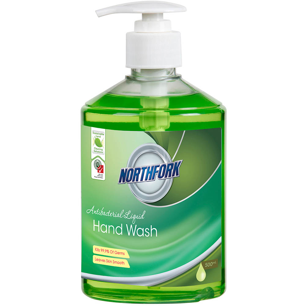 Image for NORTHFORK GECA ANTI-BACTERIAL LIQUID HANDWASH 500ML from Barkers Rubber Stamps & Office Products Depot