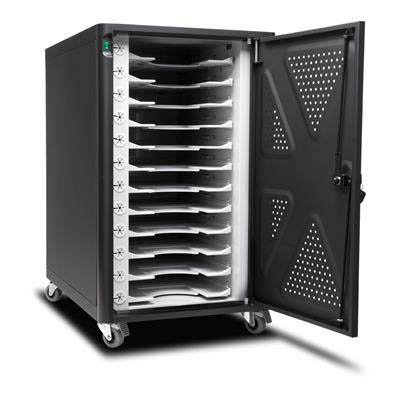 Image for KENSINGTON AC12 CHROMEBOOK CHARGING CABINET BLACK from Albany Office Products Depot