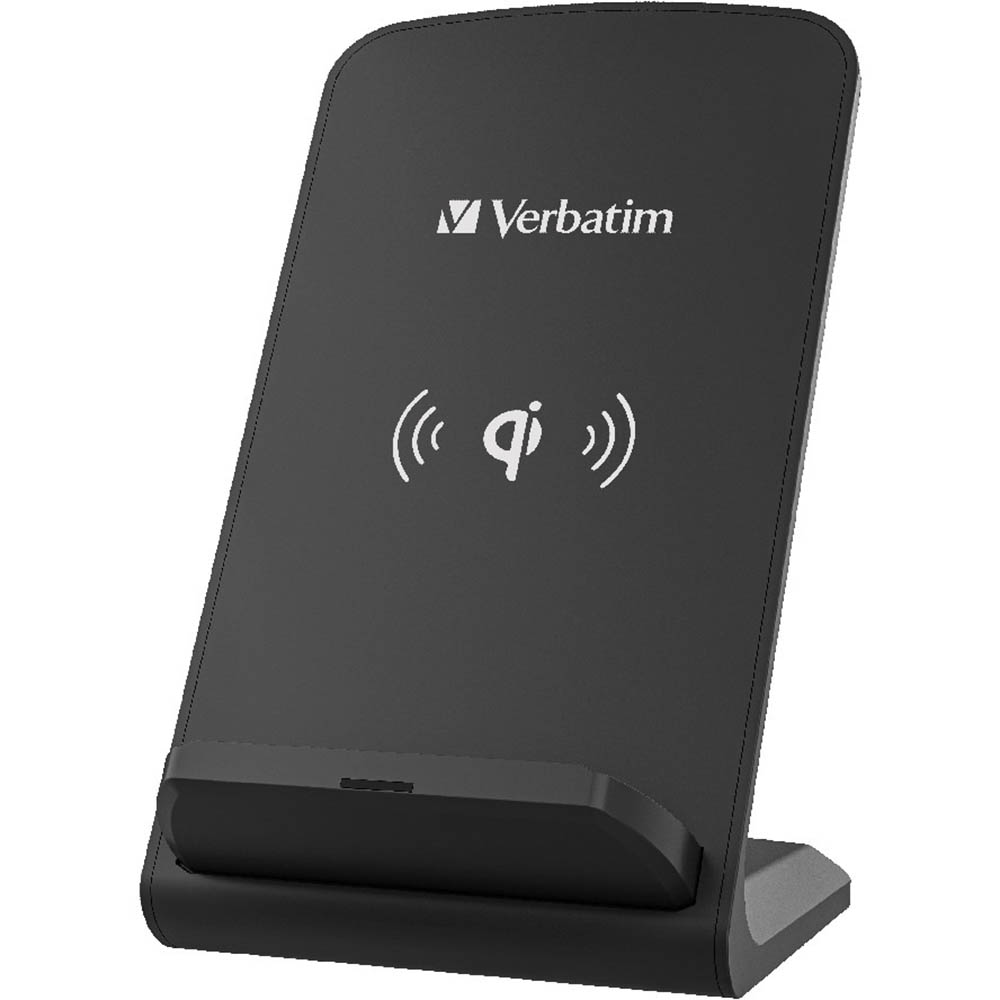 Image for VERBATIM WIRELESS CHARGER STAND 10W GREY from Office Products Depot