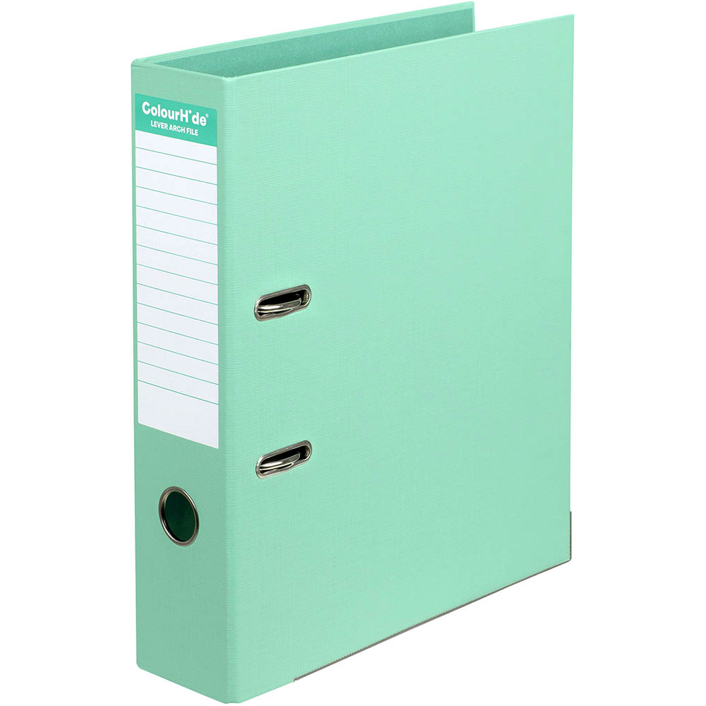 Image for COLOURHIDE LEVER ARCH FILE PE A4 BISCAY GREEN from Office Products Depot