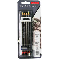 derwent charcoal mixed media assorted pack 7