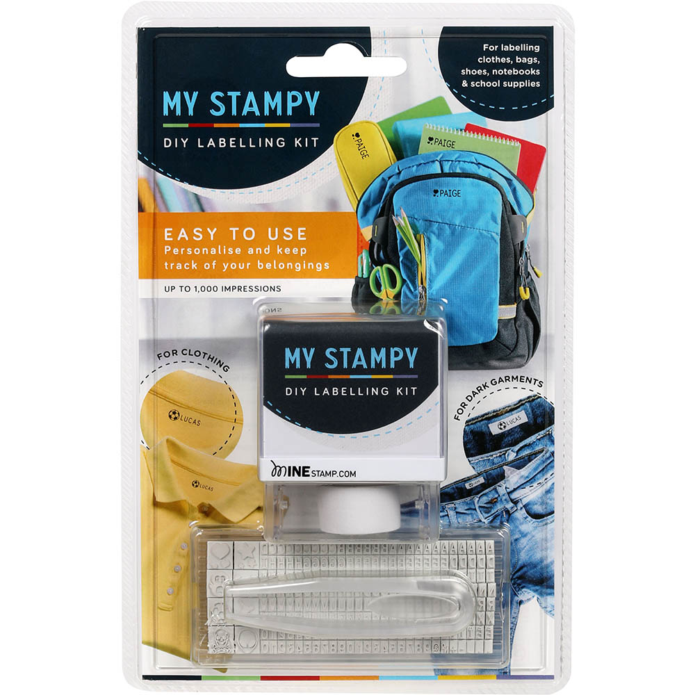 Image for COLOP MYSTAMPY TEXTILE DIY LABELLING SET from MOE Office Products Depot Mackay & Whitsundays