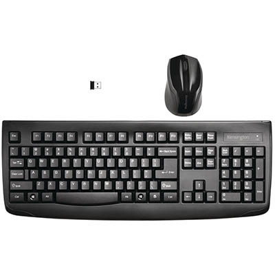 Image for KENSINGTON PRO FIT WIRELESS KEYBOARD AND MOUSE COMBO BLACK from Albany Office Products Depot
