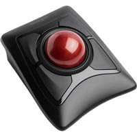 kensington expert trackball mouse wireless black/red
