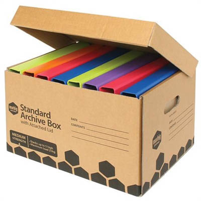 Image for MARBIG ENVIRO ARCHIVE BOX ATTACHED LID 420 X 315 X 260MM from Office Products Depot