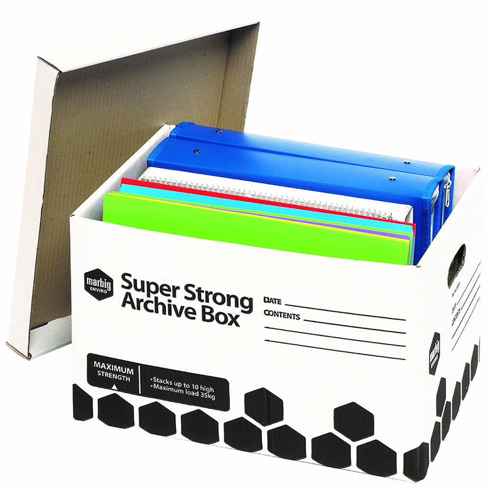 Image for MARBIG SUPER STRONG ARCHIVE BOX 420 X 320 X 260MM from Albany Office Products Depot