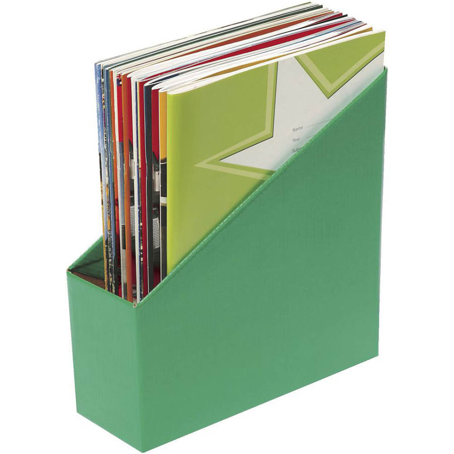 Image for MARBIG BOOK BOX SMALL GREEN PACK 5 from Barkers Rubber Stamps & Office Products Depot