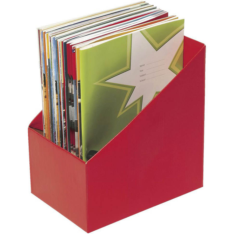 Image for MARBIG BOOK BOX LARGE RED PACK 5 from Barkers Rubber Stamps & Office Products Depot