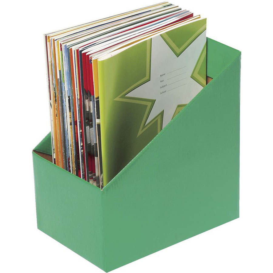 Image for MARBIG BOOK BOX LARGE GREEN PACK 5 from Barkers Rubber Stamps & Office Products Depot