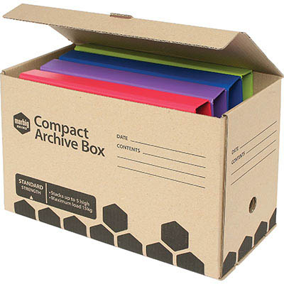 Image for MARBIG ENVIRO COMPACT ARCHIVE BOX 410 X 180 X 260MM from Office Products Depot